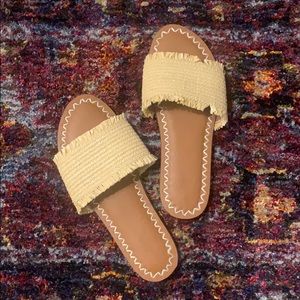 Bamboo Slip-On Sandals